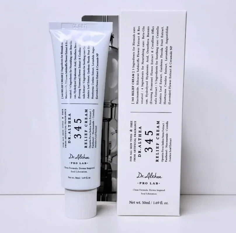 Original Dr.Althea 345 Face Cream Korean Skincare Skin-softening Moisturize FaceCream Gentle Repairing Suitable for Sensitive
