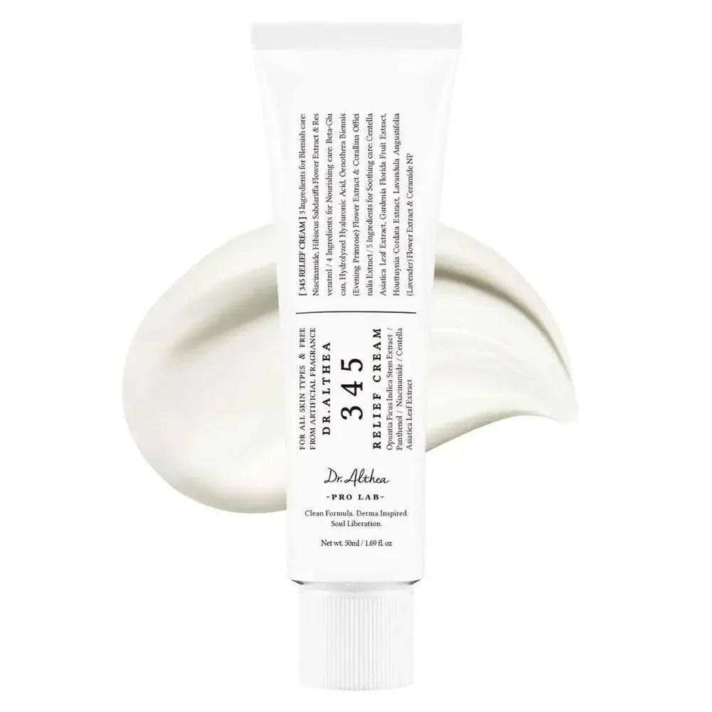 Original Dr.Althea 345 Face Cream Korean Skincare Skin-softening Moisturize FaceCream Gentle Repairing Suitable for Sensitive
